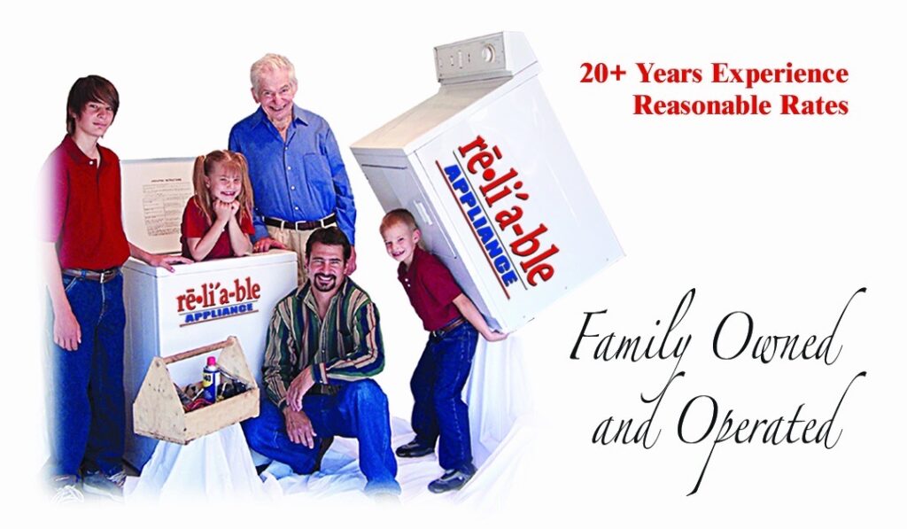 Logo for Reliable Appliance Repair in Colorado Springs.